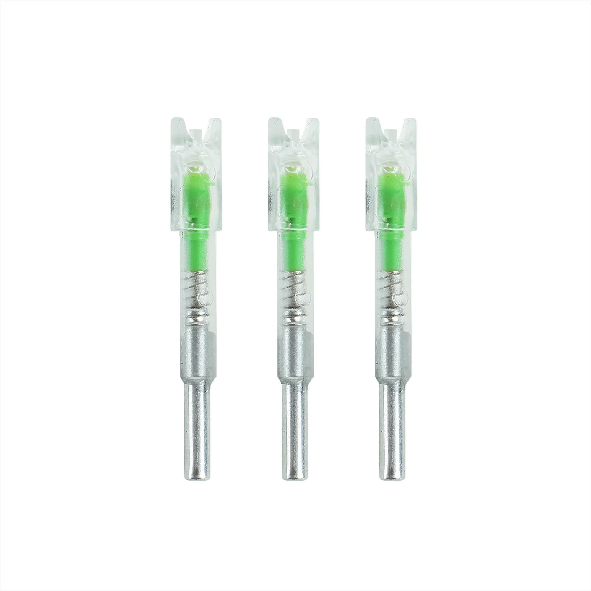 6mm Lighted Nocks - High Visibility LED, Long Battery Life - Blue, Red, Green - 3 pc - Image 10
