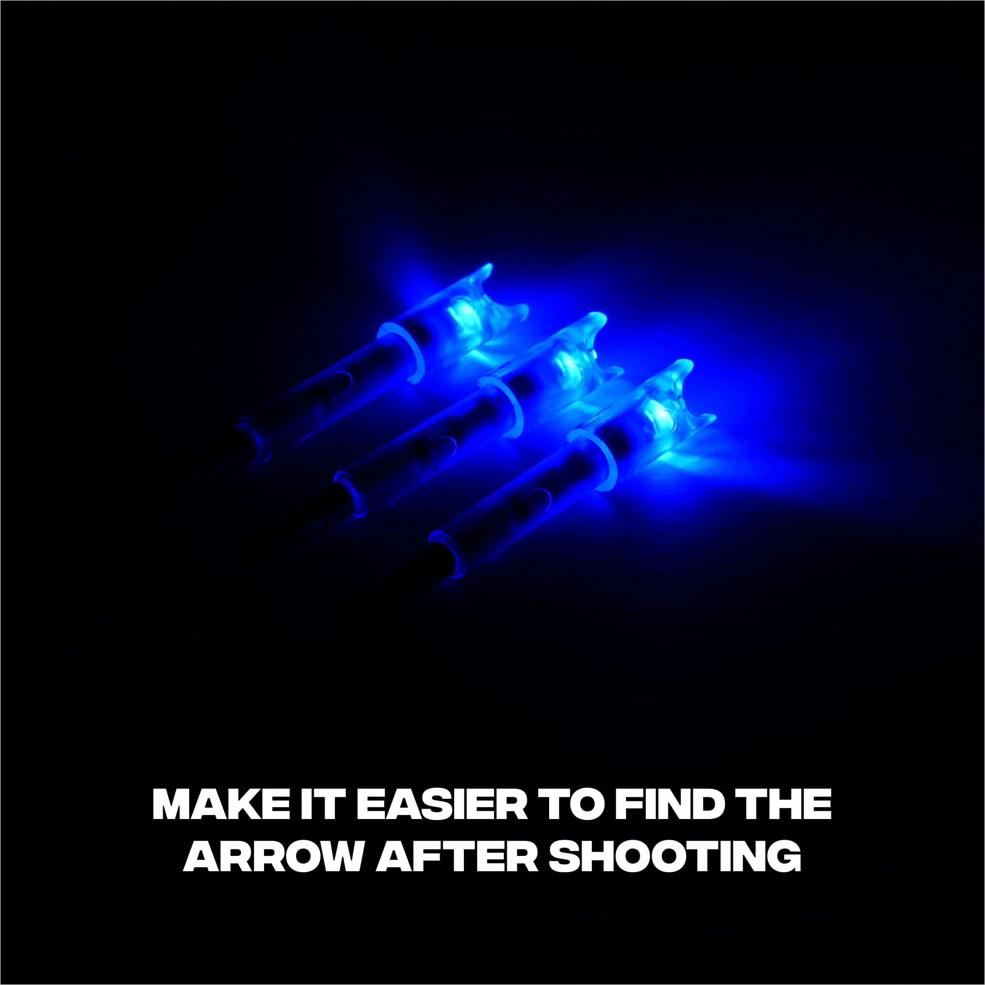 6mm Lighted Nocks - High Visibility LED, Long Battery Life - Blue, Red, Green - 3 pc - Image 6