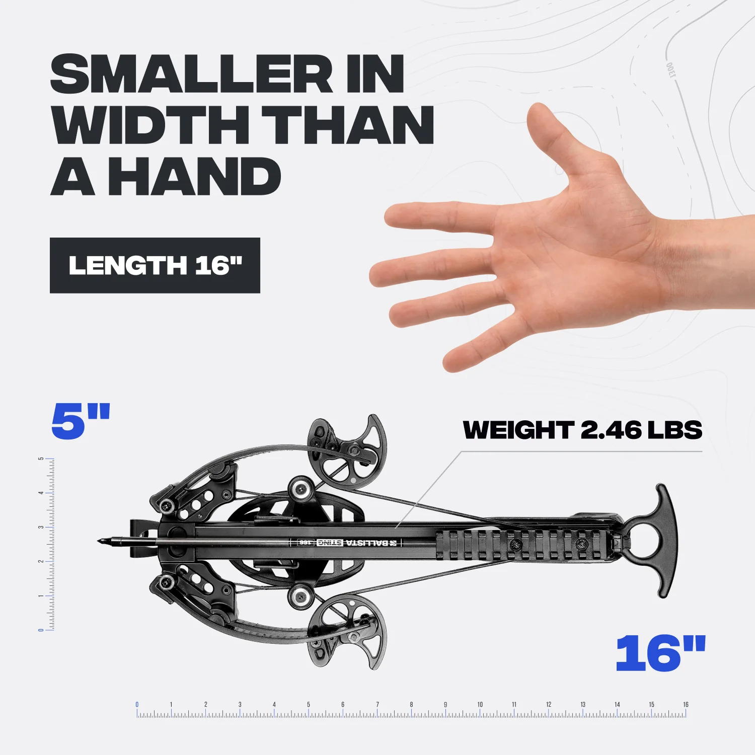 BAT Compound Mini Crossbow with Hand Made Custom Strings - Image 7