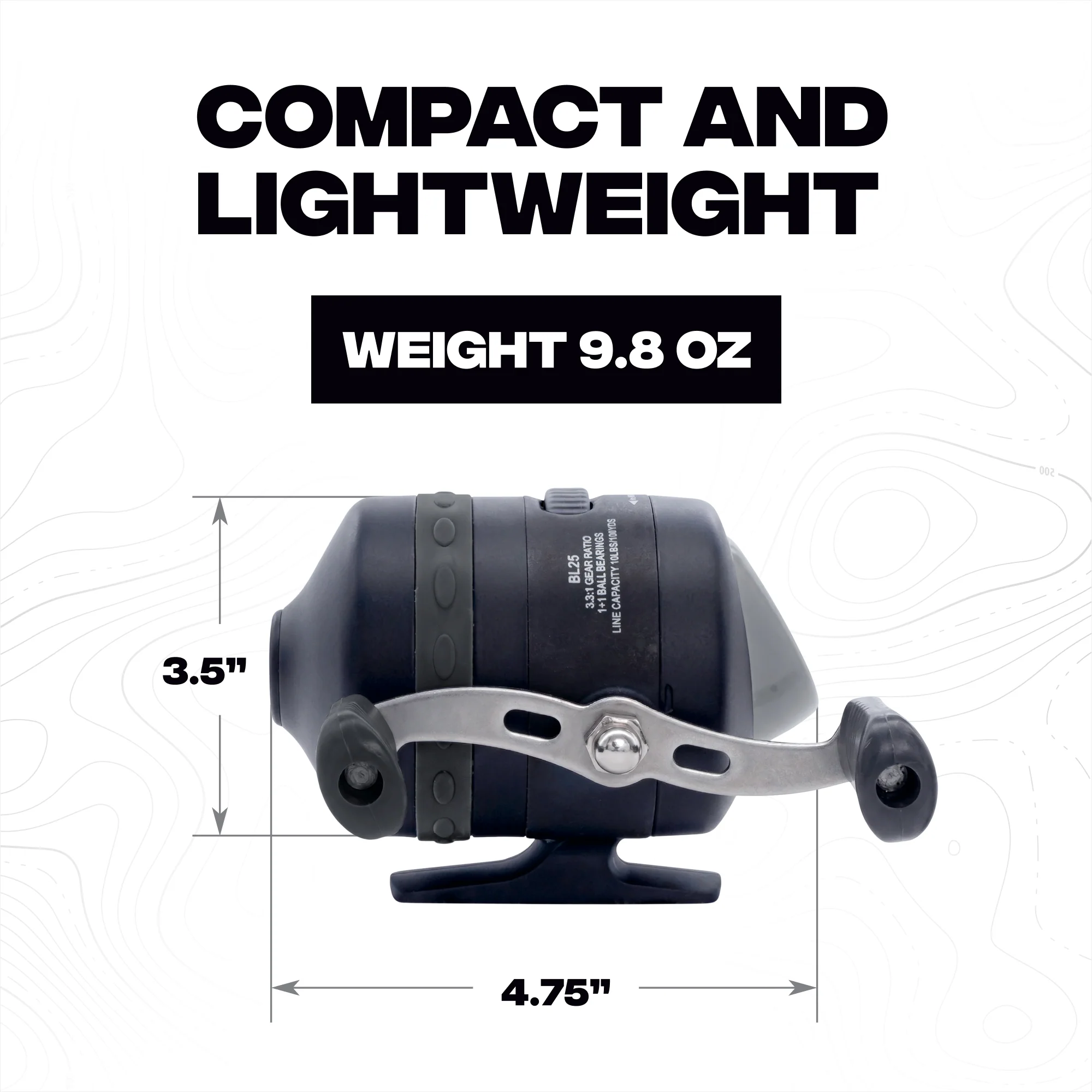 BL25 Spincast Bowfishing Reel - Slingshot Bow Fishing Stainless Steel - Image 9