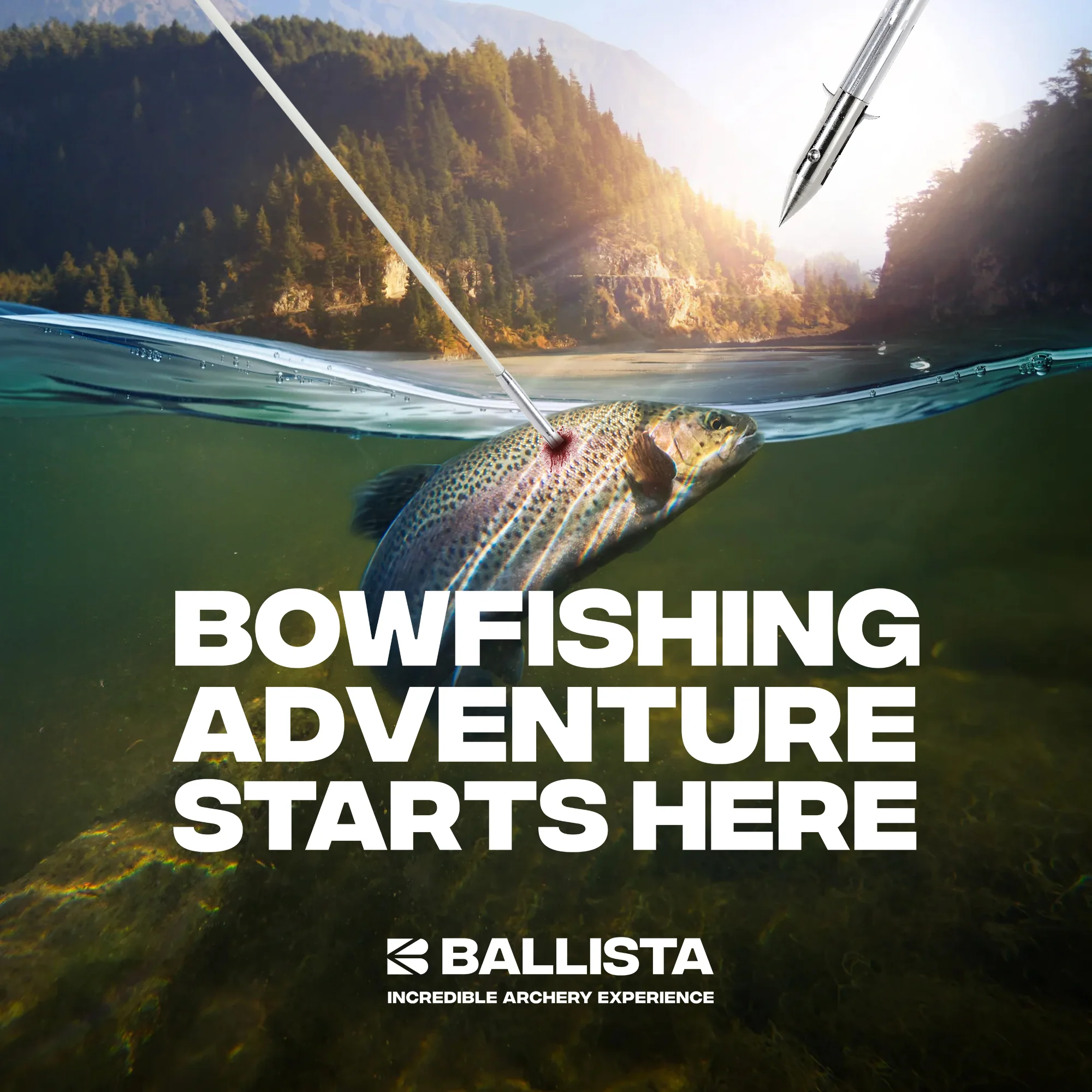 Basic Bowfishing Kit: BL25 Spincast Reel, Bowfishing Arrows, Green Laser Sight, Reel Mount Seat - Image 9