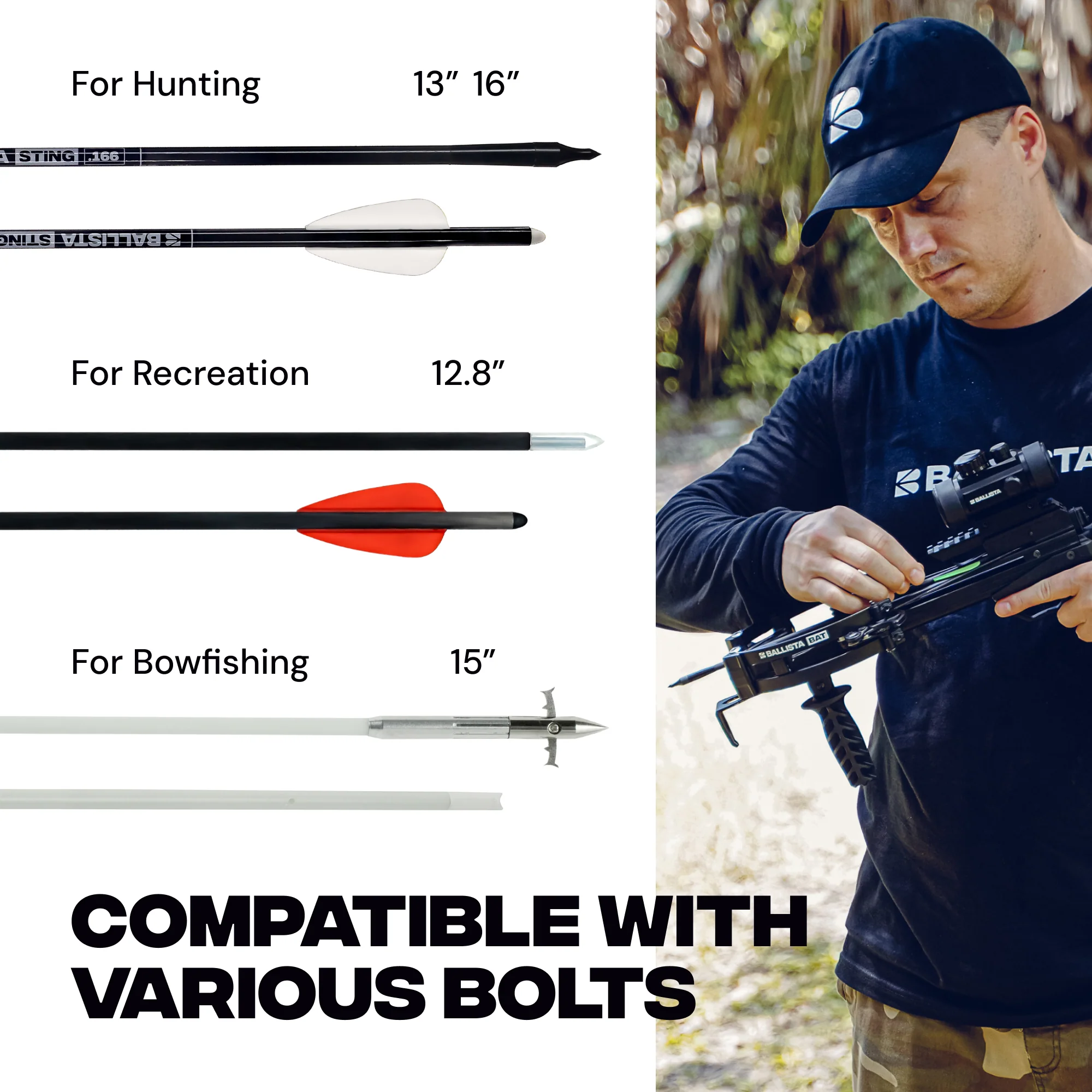 BAT Compound Crossbow Pistol with L-Stock - 300fps & 130lbs Refurbished - Image 8