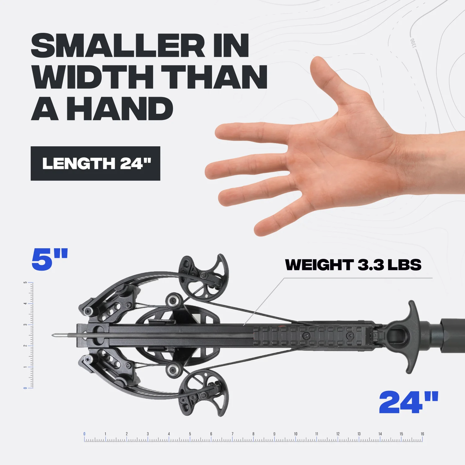 BAT Compound Mini Crossbow with Triangle-Stock - 300fps &130lbs - Refurbished - Image 3