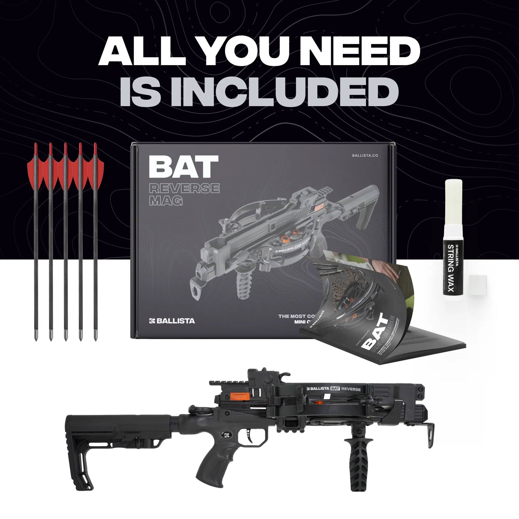 BAT Reverse Crossbow with Magazine and L-Stock - Image 10