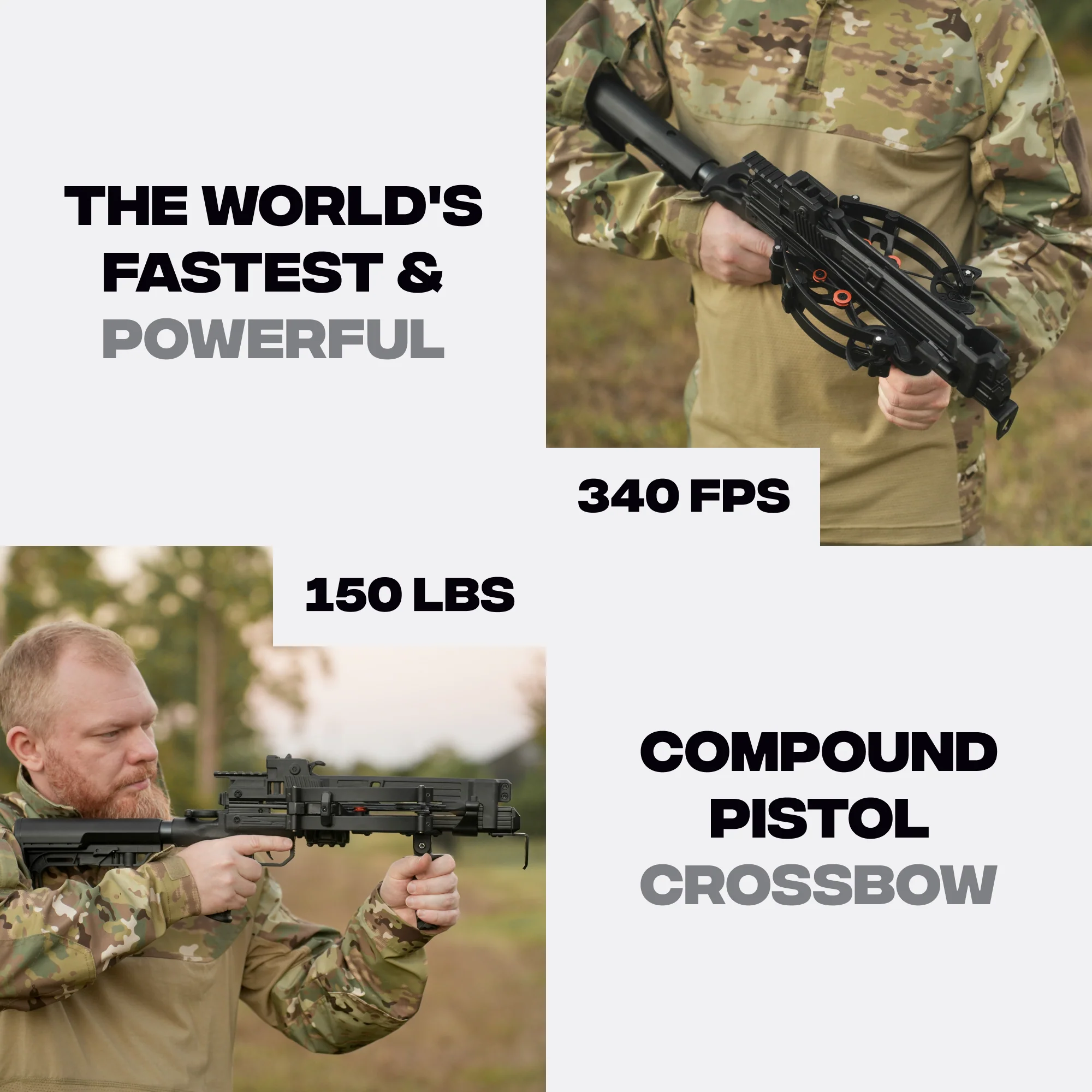 BAT Reverse Crossbow with Magazine and L-Stock - Image 3