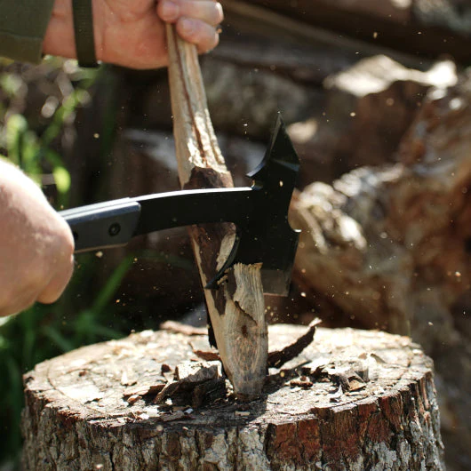 Black Thorn Hatchet - Stainless Steel, 14" Overall Length, 6.8" Blade, G10 Handle - Image 3