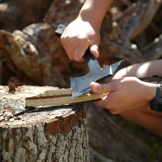 Black Thorn Hatchet - Stainless Steel, 14" Overall Length, 6.8" Blade, G10 Handle - Image 7