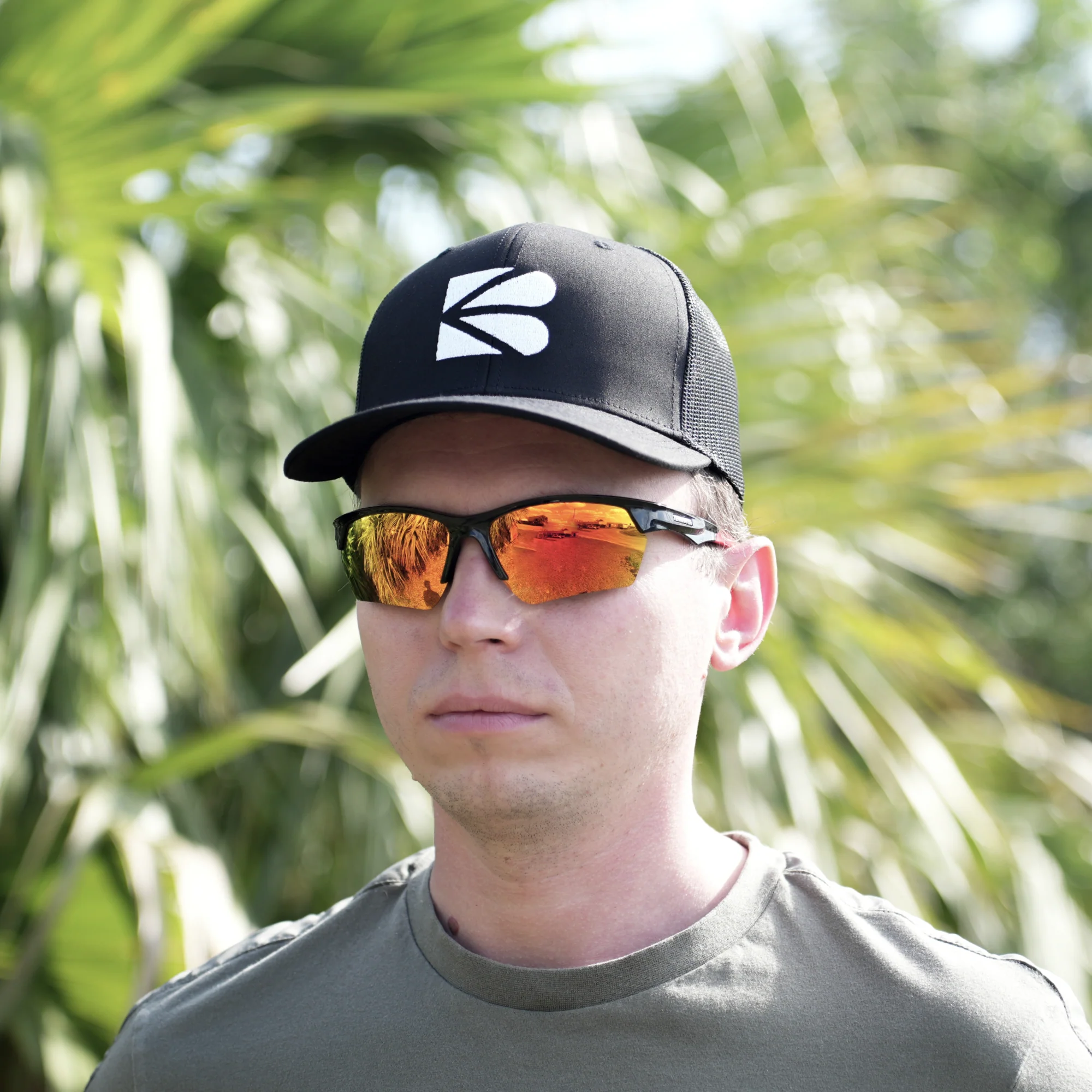 Black Trucker Cap – Classic Mesh-Back Hat with Embroidered Logo - Image 8