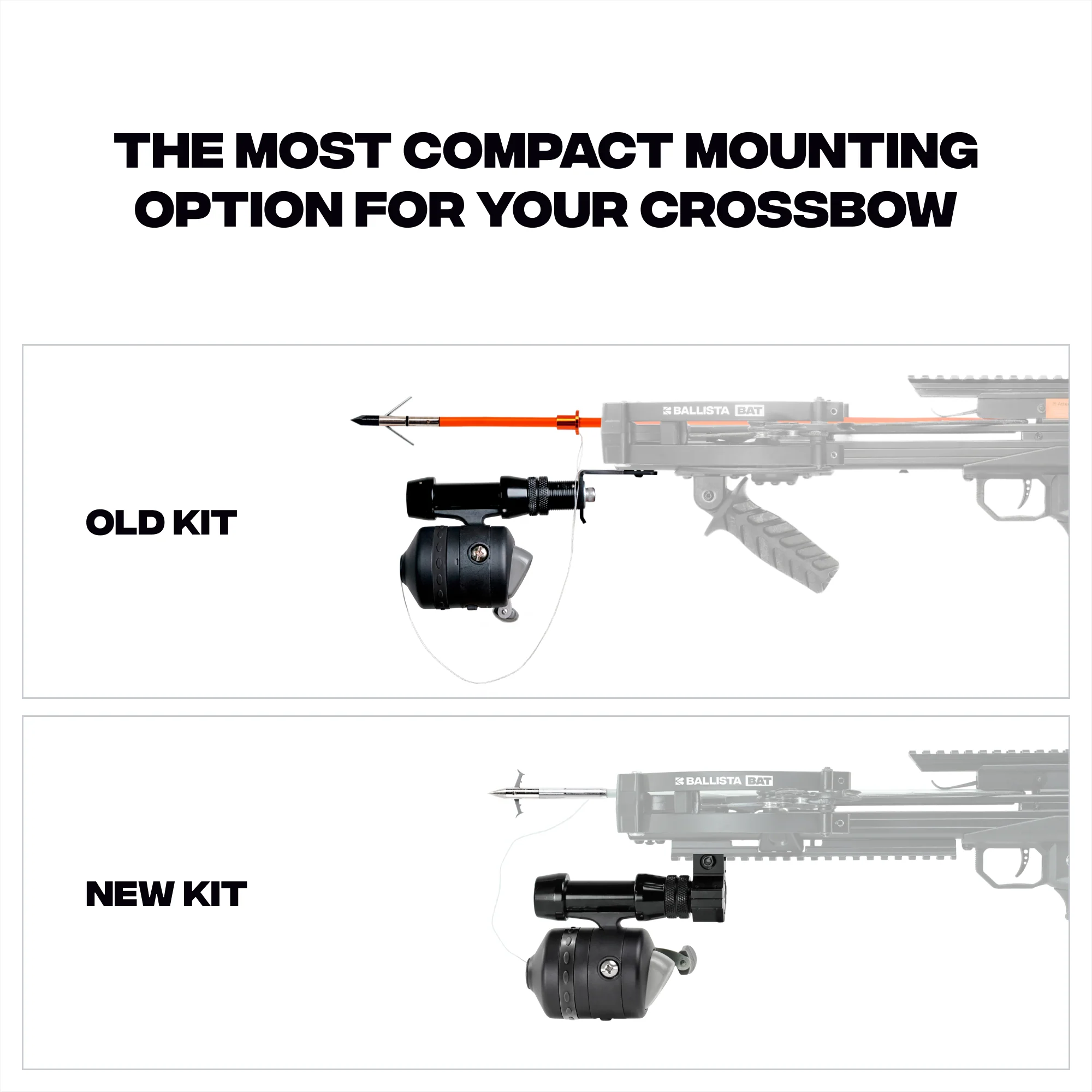 Bowfishing Kit: Complete Set for Crossbows - Includes Reel, Mount + Sleeve, Ring, Arrows (bundle) - Image 4