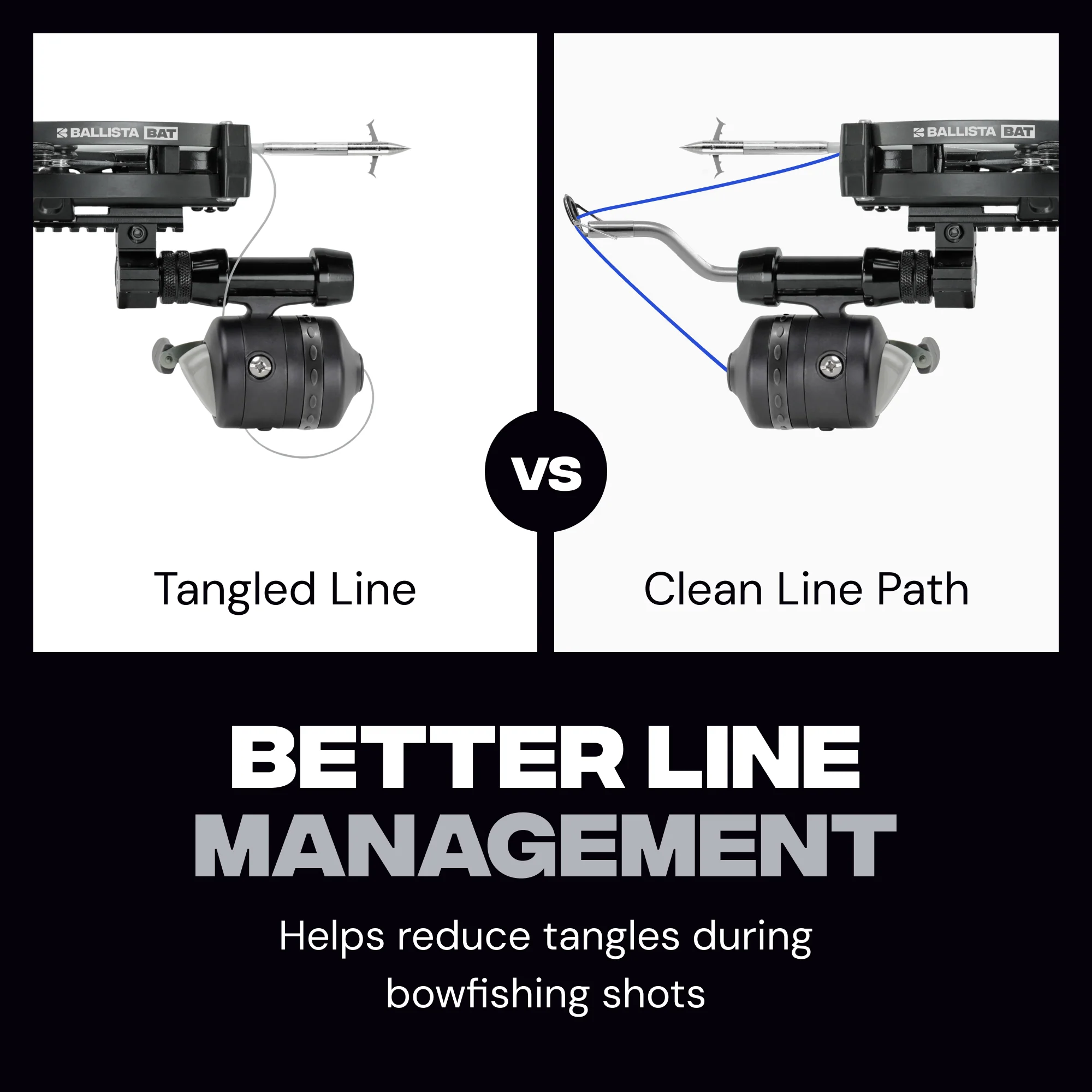 Bowfishing Line Guide, 314 Stainless Steel Crossbow Attachment - Image 3