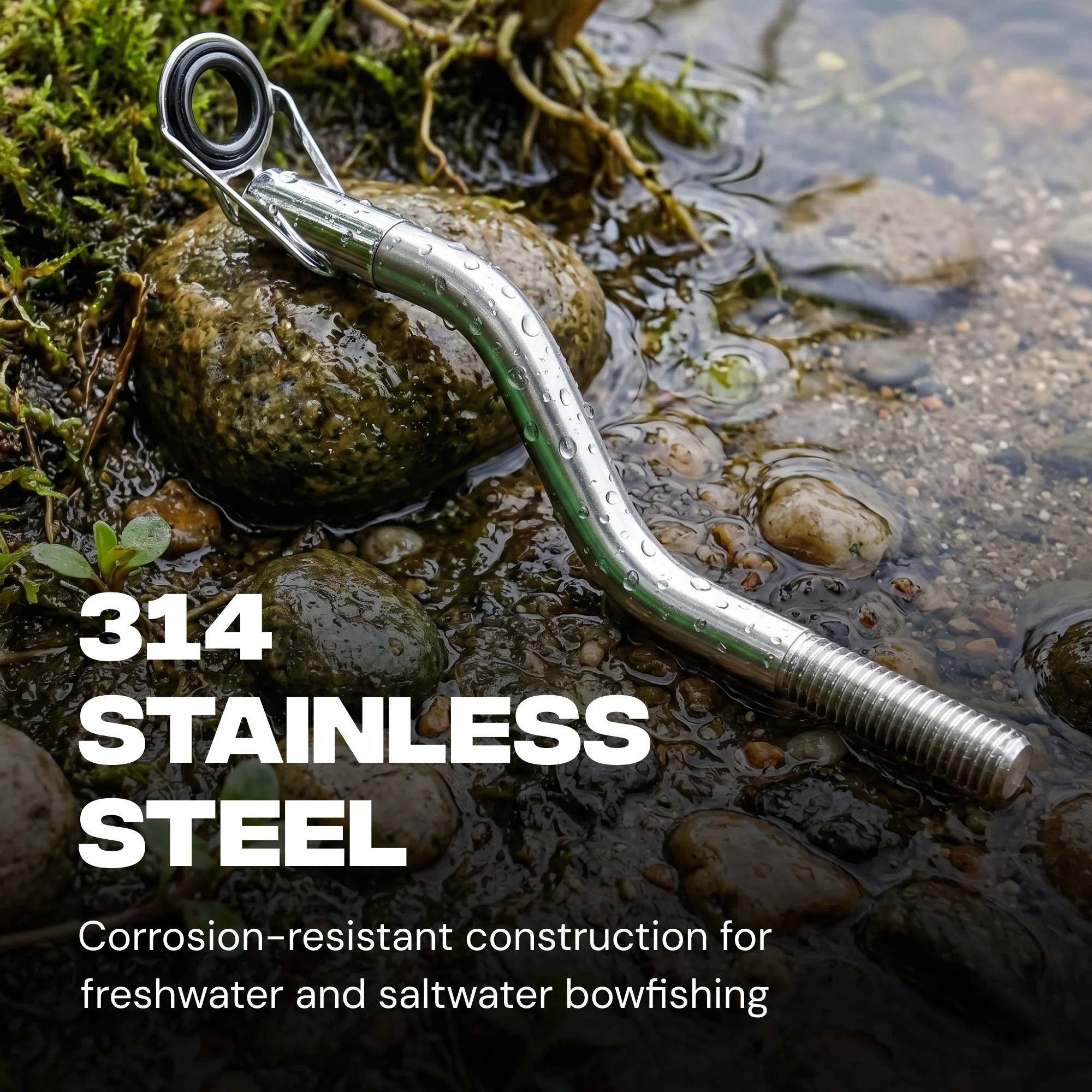 Bowfishing Line Guide, 314 Stainless Steel Crossbow Attachment - Image 5