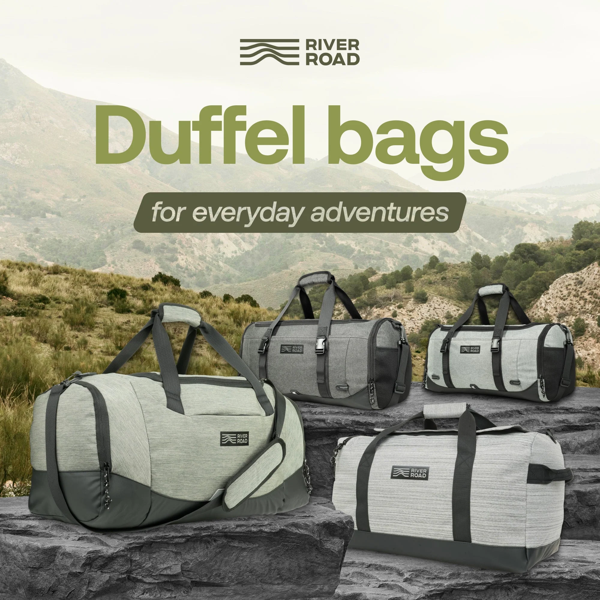 CityRoll Duffle Bag 40L Medium - Dark Green - Image 9