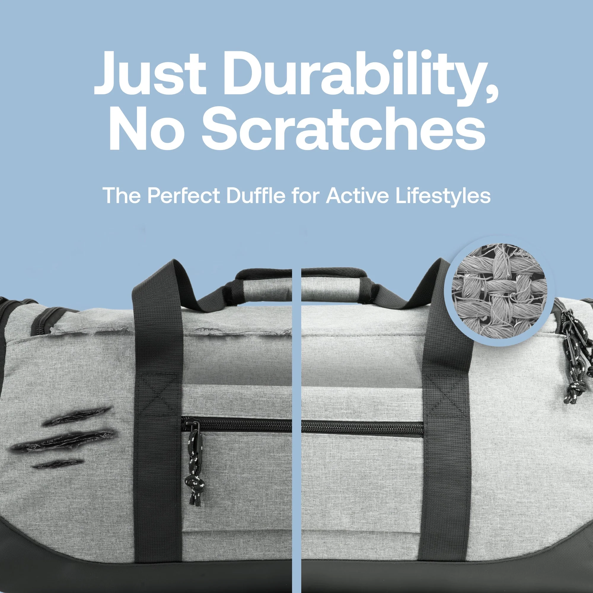 Movex 33L Medium Duffle Bag - Gray - Image 2